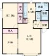 リバティ双葉の間取り画像