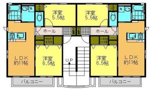 ヴィオレットガーデン A棟の間取り画像