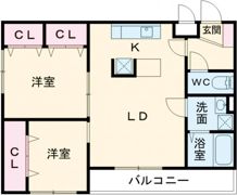 Gradito東石切の間取り画像