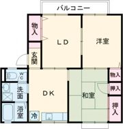 ヴィラパークスA棟の間取り画像