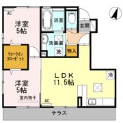 カサ フェリス Nの間取り画像