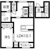アクアコートD棟の間取り画像