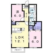 メゾンクレールAの間取り画像