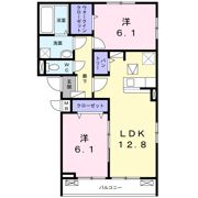 ラ ヴィータ リッカの間取り画像