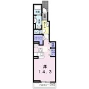 ライゼ長良 Aの間取り画像