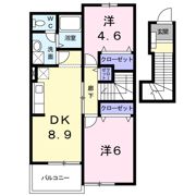 サンリット平手の間取り画像