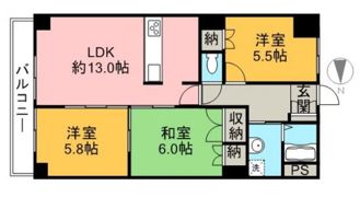 アーバンコート高木の間取り画像