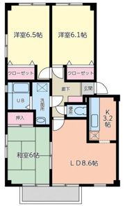 フォブール春日Ⅰの間取り画像