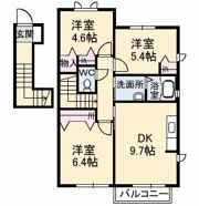 シャーメゾン トランキル B棟の間取り画像