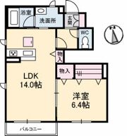 リーブル橘の間取り画像
