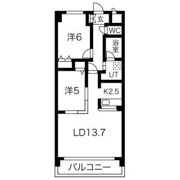 メープルコートの間取り画像