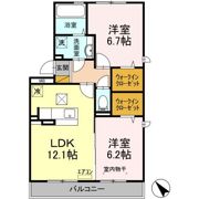 コモンシティハイツIの間取り画像
