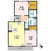 プレイス オウタケの間取り画像