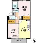 プレジール西大島の間取り画像