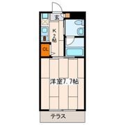 クレールコートの間取り画像
