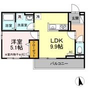 ユニヴェール E棟の間取り画像
