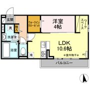 ユニヴェール F棟の間取り画像