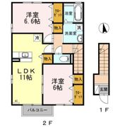 グランモア茜部の間取り画像