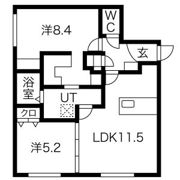Rests on 琴似の間取り画像