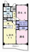 ラフィーネ弐番館の間取り画像