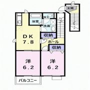 フラワーハイムの間取り画像