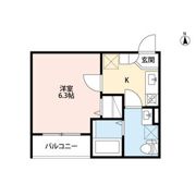 プランドール平安通の間取り画像