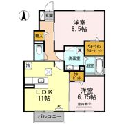 ソレイユの間取り画像