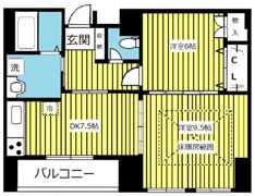 HF仙台レジデンスEASTの間取り画像