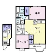 ソルフィー Dの間取り画像