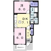アムールBの間取り画像