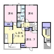 セポージャ徳永Ⅱ番館の間取り画像