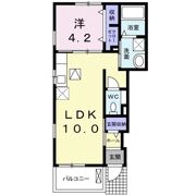 アヴェニューM 壱番館の間取り画像