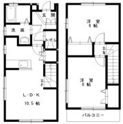 フロイデ壱番館の間取り画像