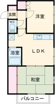ハイツ天野の間取り画像