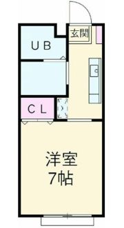 エクレール東源台 B棟の間取り画像