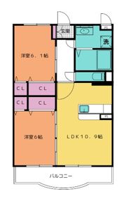 ボナール3号館の間取り画像
