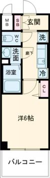 エステムコート神戸グランスタイルの間取り画像