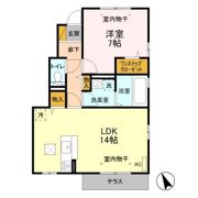 アンソレイユの間取り画像