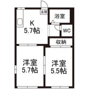 ハイツ友成C棟の間取り画像