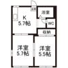 ハイツ友成C棟の間取り画像