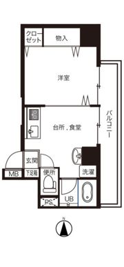 パリ・シャトー本町の間取り画像