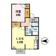 メモリー三千刈 Aの間取り画像