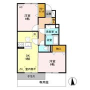 グラシアス Bの間取り画像