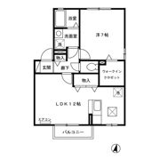 リビングタウン古河 Aの間取り画像