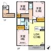 メルベージュの間取り画像