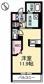 クレールT＆Tの間取り画像