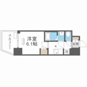 エステムコート神戸グランスタイルの間取り画像