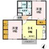 リバティ中川口 Aの間取り画像