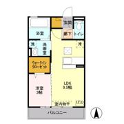 カリンビュー足利の間取り画像