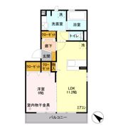 レグラス稲里Fの間取り画像